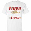 Inktee Store - Cat Ain'T No Tired Like Nurse Tired Men'S T-Shirt Image