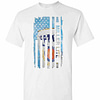 Inktee Store - Miller Lite Us Flag Men'S T-Shirt Image