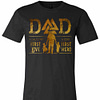 Inktee Store - Viking Dad A Daughter'S First Love A Son'S First Hero Premium T-Shirt Image