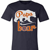 Inktee Store - Chicago Bear Papa Bear Premium T-Shirt Image