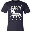 Inktee Store - Unicorn Daddy Version2 Premium T-Shirt Image