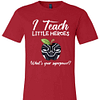 Inktee Store - I Teach Little Heroes Black Panther Premium T-Shirt Image