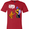 Inktee Store - Cat Goose Vs Thanos Here I Want To Fight You At Your Premium T-Shirt Image