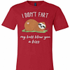 Inktee Store - Sloth I Didn'T Fart My Butt Blew You A Kiss Premium T-Shirt Image