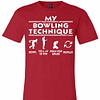 Inktee Store - Bowling Technique Premium T-Shirt Image