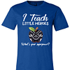 Inktee Store - I Teach Little Heroes Black Panther Premium T-Shirt Image