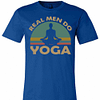 Inktee Store - Real Men Do Yoga Sunset Premium T-Shirt Image