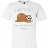Inktee Store - Sloth I Didn'T Fart My Butt Blew You A Kiss Premium T-Shirt Image