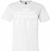 Inktee Store - Bowling Technique Premium T-Shirt Image