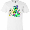 Inktee Store - Baby Unicorn And Baby Dragon Premium T-Shirt Image