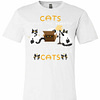 Inktee Store - Cats Make Me Happy People ... Well That'S Why I Have Premium T-Shirt Image