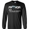 Inktee Store - Stormbreaker Fathor Like A Dad Just Way Mightier Long Sleeve T-Shirt Image