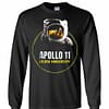 Inktee Store - Apollo 11 Golden Anniversary 1969 2019 Long Sleeve T-Shirt Image