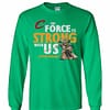 Inktee Store - Cleveland Cavaliers Garnet Star Wars Jedi Strong Long Sleeve T-Shirt Image