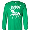 Inktee Store - Unicorn Daddy Version2 Long Sleeve T-Shirt Image