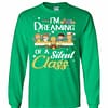 Inktee Store - Awesome Teacher Kid I'M Dreaming Of A Silent Class Long Sleeve T-Shirt Image