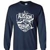 Inktee Store - It'S A Alisson Thing You Wouldn'T Understand Long Sleeve T-Shirt Image