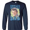 Inktee Store - World'S Grooviest Dad Brady Bunch Long Sleeve T-Shirt Image