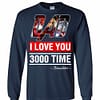 Inktee Store - I Love You 3000 - Avengers Iron Man Dad Long Sleeve T-Shirt Image