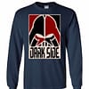 Inktee Store - Darth Vader Dark Side Long Sleeve T-Shirt Image
