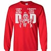 Inktee Store - Firefighter Dad A Son'S First Hero A Daughter'S Long Sleeve T-Shirt Image