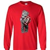 Inktee Store - Groot Hug Alabama Crimson Tide V2 Long Sleeve T-Shirt Image