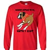 Inktee Store - Boxer Funny Long Sleeve T-Shirt Image