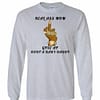 Inktee Store - Real Ass Mom Give Af Bout A Baby Daddy Long Sleeve T-Shirt Image