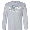 Inktee Store - Stormbreaker Fathor Like A Dad Just Way Mightier Long Sleeve T-Shirt Image