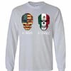 Inktee Store - American Flag Skull Mi Hogar Long Sleeve T-Shirt Image