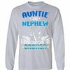 Inktee Store - Auntie And Nephew A Bond That Can'T Be Broken Long Sleeve T-Shirt Image