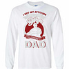 Inktee Store - Father'S Day I Get My Attitude From A Crazy Biker Long Sleeve T-Shirt Image