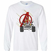 Inktee Store - Avengers Endgame Iron Man Jeep Car Long Sleeve T-Shirt Image