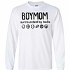 Inktee Store - Boymom Surrounded By Balls Funny Long Sleeve T-Shirt Image