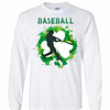 Inktee Store - Baseball Shamrock Irish St Patty'S Day Sport For Long Sleeve T-Shirt Image