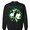Inktee Store - Basketball Shamrock Irish St Patty'S Day Sport For Lover Sweatshirt Image