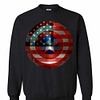 Inktee Store - Captain America Shield Sweatshirt Image