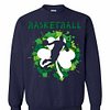 Inktee Store - Basketball Shamrock Irish St Patty'S Day Sport For Lover Sweatshirt Image