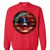 Inktee Store - Captain America Shield Sweatshirt Image