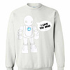 Inktee Store - Superhero Movie Quote I Love You 3000 Scifi Robot Graphic Sweatshirt Image