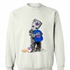Inktee Store - Baby Groot Hug Chicago Cubs Hat Sweatshirt Image