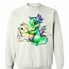 Inktee Store - Baby Unicorn And Baby Dragon Sweatshirt Image