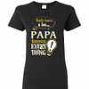 Inktee Store - Daddy Knows A Lot But Papa Knows Proud Women'S T-Shirt Image