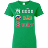 Inktee Store - The Good New York Yankees The Bad New York Mets The Women'S T-Shirt Image