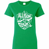Inktee Store - It'S A Allison Thing You Wouldn'T Understand Women'S T-Shirt Image
