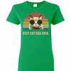 Inktee Store - Vintage Best Cat Dad Ever Women'S T-Shirt Image