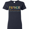 Inktee Store - Fathor Like A Dad Just Way Mightier Women'S T-Shirt Image