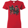 Inktee Store - Baby Toothless And Deadpool Women'S T-Shirt Image