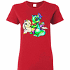 Inktee Store - Baby Unicorn And Baby Dragon Women'S T-Shirt Image