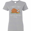 Inktee Store - Sloth I Didn'T Fart My Butt Blew You A Kiss Women'S T-Shirt Image